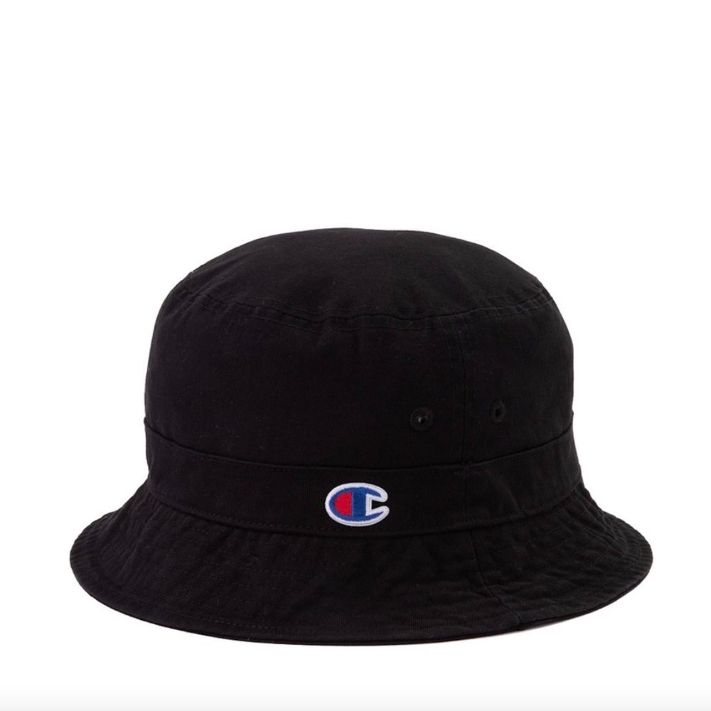Black 'Champion' Bucket Hat
